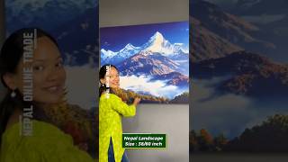 |Nepali Landscape Canvas|Size:5x3ft |Delivery all over Nepal| Call/WhatsApp:9702305368,9843501704