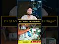 Play Store App Ranking | Paid Ratings vs Real Ratings #app_developement #app #short