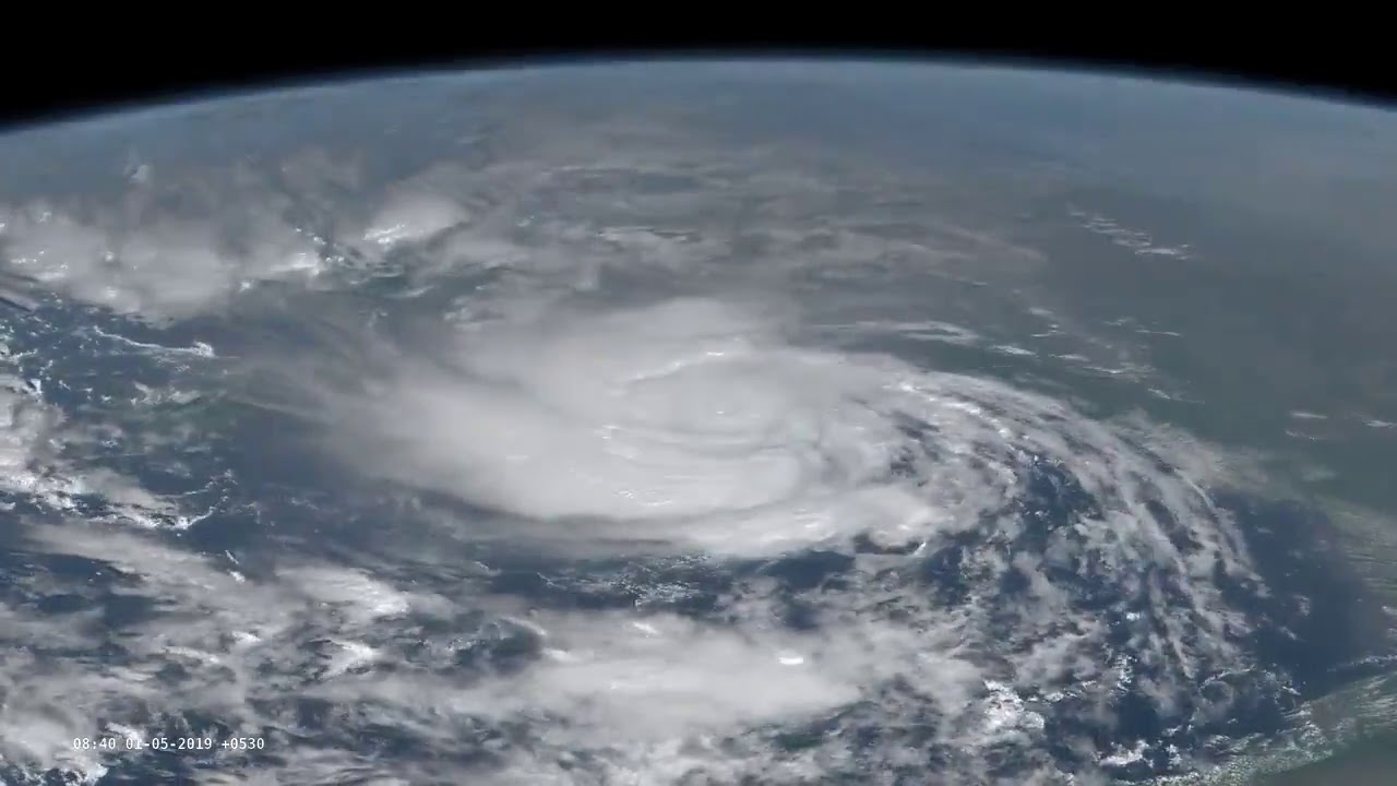 India from space  CycloneFani