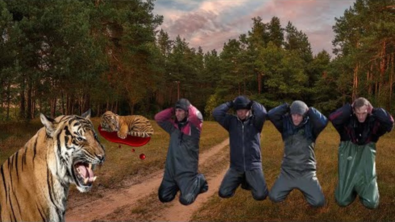 Тигрица выследила охотников, убивших её тигрёнка. Вот что она сделала!