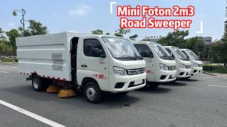 Foton Mini 2 m³ Compact Suction Sweeper – Urban Street Cleaning Solution by CLW Group