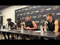 Post Game Presser  | Oregon |  Ryan Browne, Hudson Miller, Kyndrich Breedlove, Reggie Love