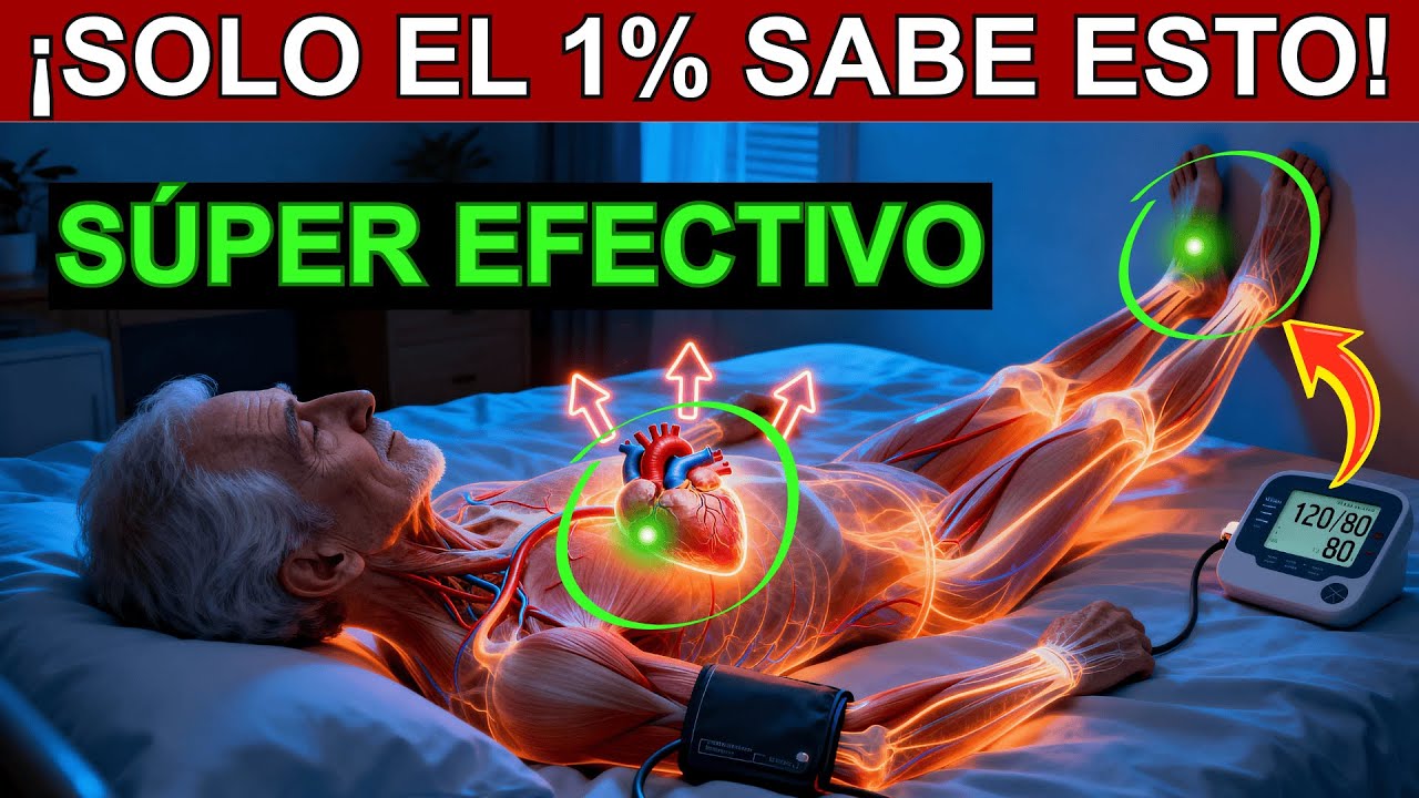 4 YOGA en la CAMA para BAJAR la PRESIÓN y DORMIR MEJOR | Consejos de Salud