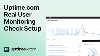 Real User Monitoring Check Setup