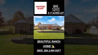 Home 🏡 Auction over 5 Acres Lot.
