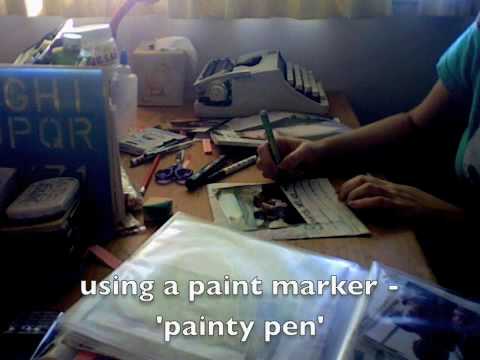 Cómo agregar palabras a su Art Journal