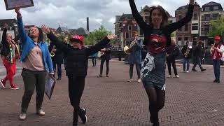 Flashmob Danser Encore Leiden The Netherlands 24 May 2021