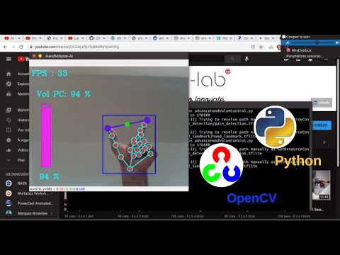 AI Project : Volume Control With AI Hands Tracking