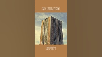 3D Building Effect Animation in After Effects #shorts #viralvideo #building #3d