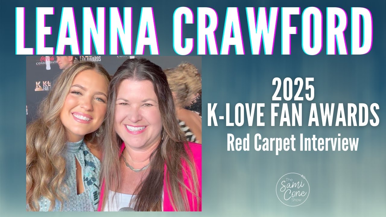 Leanna Crawford Red Carpet Interview from the 2025 KLove Fan Awards in Nashville at the Opry