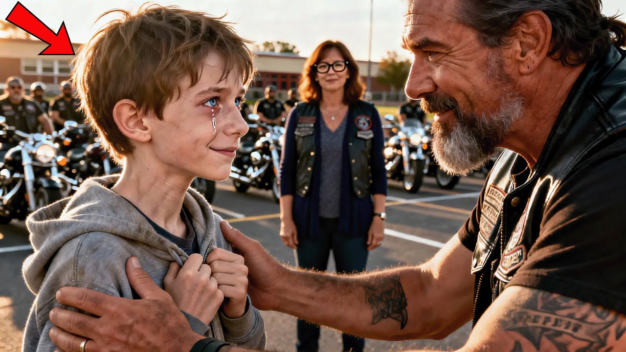 Teacher Saw Little Boy Wearing Same Clothes 47 Days — What 103 Hells Angels Did Next...