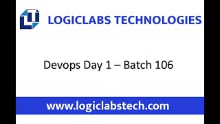 Devops Day 1 - Batch 106