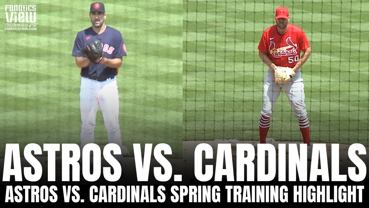 Justin Verlander & Adam Wainwright Square Off in Verlander's Return ...