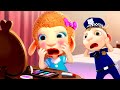 Dolly and Make Up &amp; Police Officer Run Away | Funny Kids Adventures + Stories | Dolly and Friends 3D