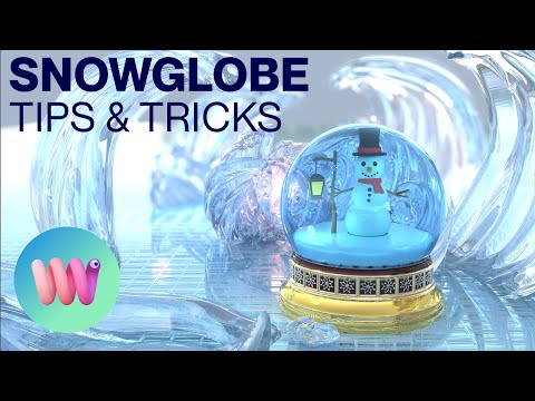 Easy 3D: Creating a Snowglobe - Tips & Tricks | Womp 3D