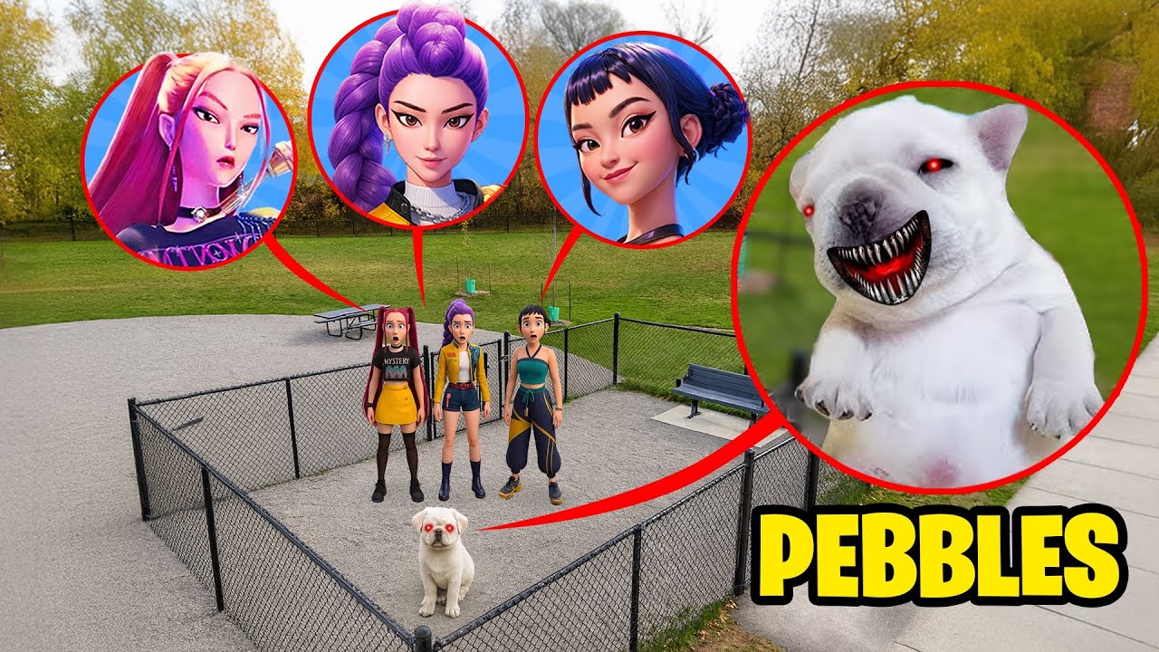 KPOP DEMON HUNTERS ADOPT PIBBLE.EXE IN REAL LIFE! (WASH MY BELLY)