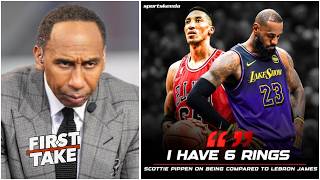 FIRST TAKE | I didn't chase my own accolades--Stephen A on Scottie Pippen compares himself to LeBron