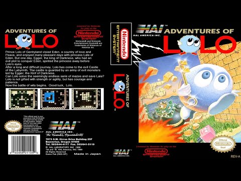 🎮 Live-прохождение Adventures of Lolo (1989) [Dendy/Famicom/8 bit] [Русская версия]