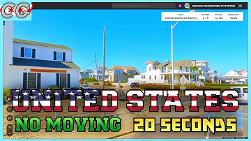 Geoguessr - United States, No Moving, 20 Seconds per Round