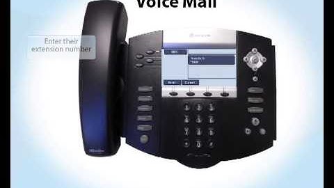 Polycom IP550 User Guide - Transfering to Voice Mail