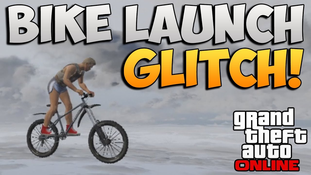GTA 5 Online BIKE LAUNCH GLITCH! Bike Teleport / Super Jump Glitch