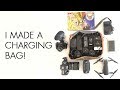 DIY travel charging bag. Best solution for charging while travelling