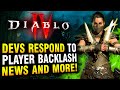 Diablo 4 - Devs Make Change Due To Community Backlash, New Dev Updates, and More!