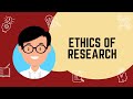 Ethics of Research | English &amp; Tagalog | Practical Research | Senior High School | JC Archives