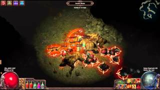 Path of Exile Grotto (66) Map Run (Solo)