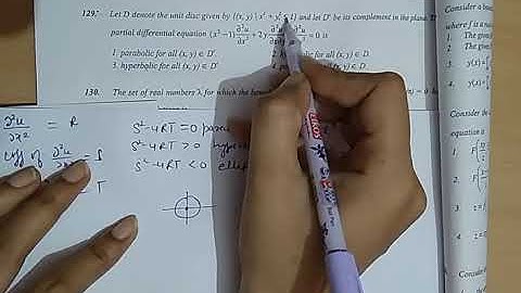 CSIR NET 2017 dec part- b ( partial differential equation)