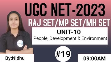 09:00 UGC NET/SET 2023 | NET Exam MCQ  | Raj SET | MP SET | UGC NET Paper 1st | NET Exam by Nidhu#19