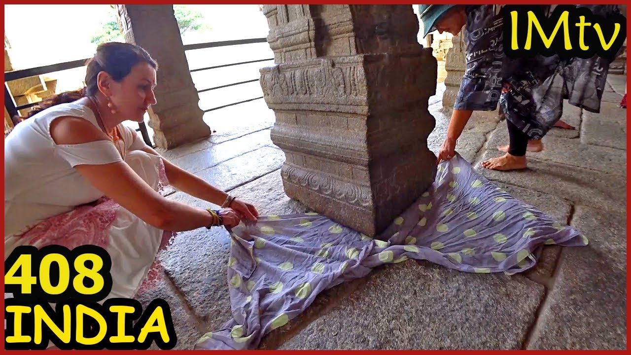 Индия Чудесный Храм в Лепакши. Глупый Разговор с Детьми