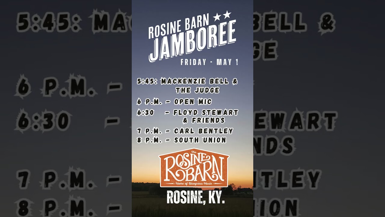 More great bluegrass music this Friday night!