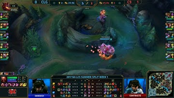 C9 vs CLG Game 2 - W1D1 - NA LCS Summer 2017 - Cloud 9 vs Counter Logic Gaming