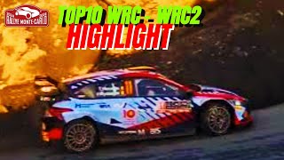 Top10 Wrc - Wrc2 Highlight | Rally Monte Carlo 2024