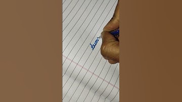 Suman name in cursive writing #viral #trending #shorts #youtubeshorts