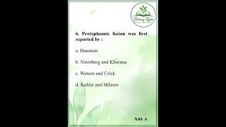Botany #Assistant Professor #PYQs-1 #DailyPracticeSeries #UPHESC #UPPSC-GDC #MPPSC #CSIRUGCNET
