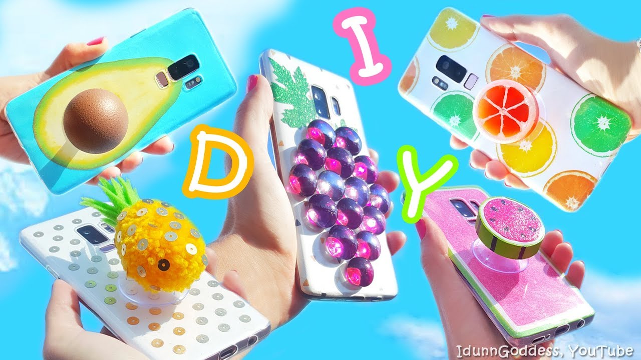 5 DIY Fruit Phone Cases And Phone Grips – How To Make Phone Cases and Grips  Shaped Like Fruits - YouTube