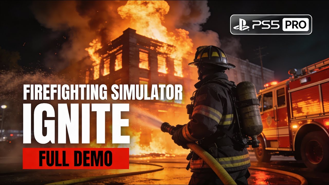 FIREFIGHTING SIMULATOR: IGNITE – FULL DEMO PS5 PRO Gameplay - YouTube
