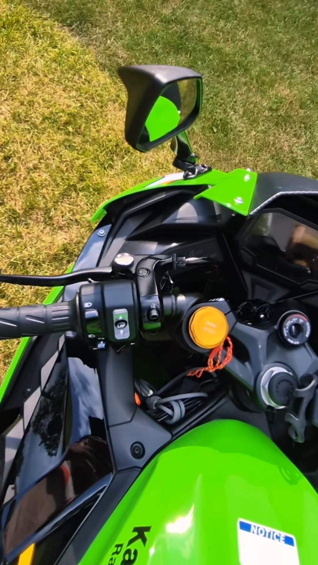 Beauty in the backyard 😎🌞#Kawasaki #ZX4RR #ZX4RR #Cinematic