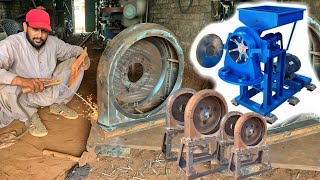 : How to Make Wheat grinding machine-Amazing Manufacturing Process Of Wheat grinding machine|