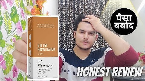 dermatouch bye bye pigmentation cream for pigmentation removal | dermatouch cream | #dermatouchcream