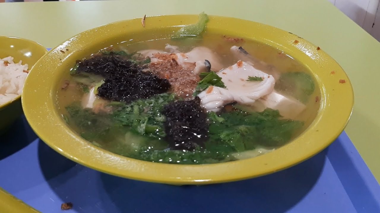 Albert Centre Market & Food Centre: Angel Horse Teochew Fish Soup. Light Comforting Slice Fish Soup