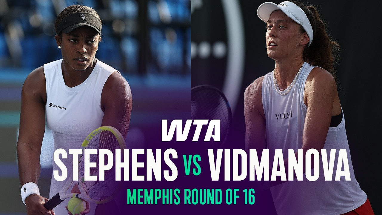 Sloane Stephens vs. Darja Vidmanova | 2026 Memphis Round of 16 | WTA Match Highlights