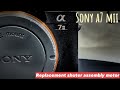 sony a7m2 замена двигателя затвора. восстановление главной платы