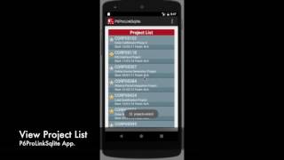 P6ProLinkSqlite Android Application screenshot 1