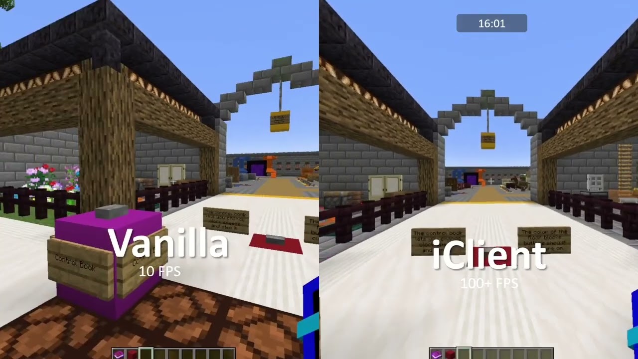 Minecraft : iClient Konzept