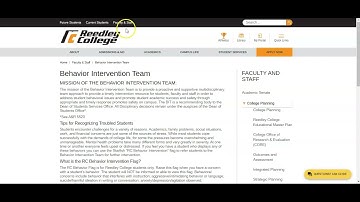 Starfish Faculty/Staff: Early Alert Behavior Intervention Team (BIT) Flag