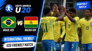BRASIL x BOLIVIA AMISTOSO INTERNACIONAL SUB-20 MELHORES MOMENTOS