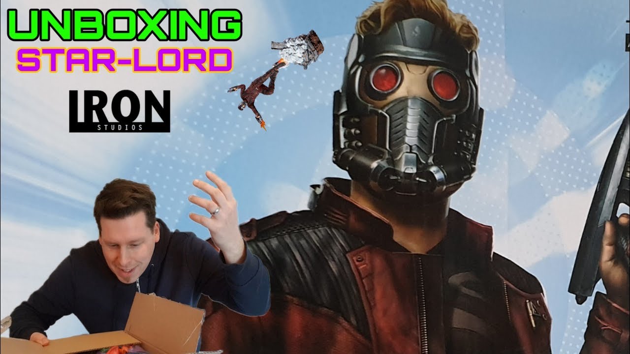 Iron Studios Star Lord 4K Unboxing and Review 